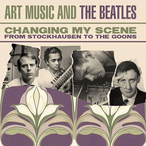 CD cover featuring black and white portraits and floral designs.