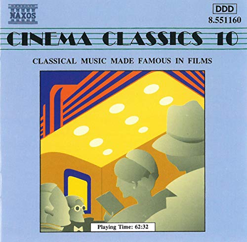 CD cover for "Cinema Classics 10" with art deco-style silhouettes.