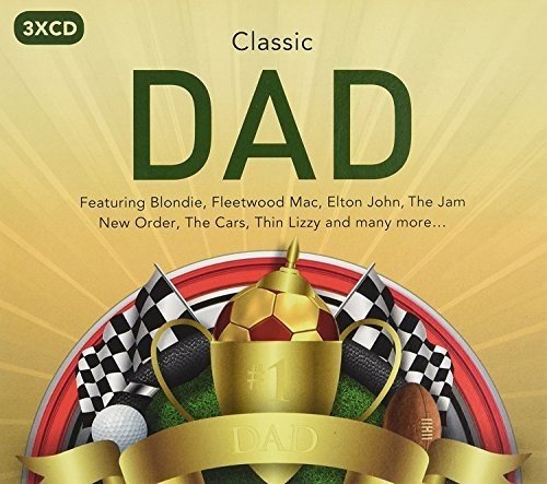 3xCD “Classic Dad” album cover with checkered flags and a trophy.