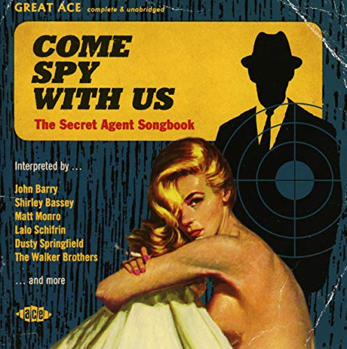 CD cover: "Come Spy With Us" featuring a woman and silhouetted figures.