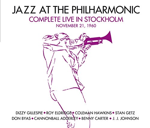 CD cover for "Complete Live In Stockholm November 21 1960" jazz concert.