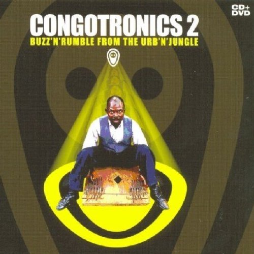 "CD cover featuring a man sitting on a box with yellow spotlight."