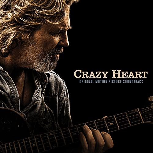 Jeff Bridges portrait on "Crazy Heart" soundtrack vinyl record cover.
