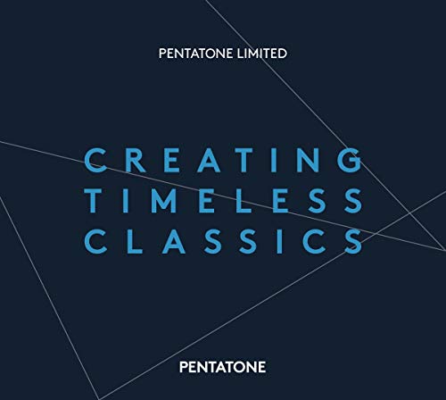 CD cover for “Creating Timeless Classics” with blue text and lines.
