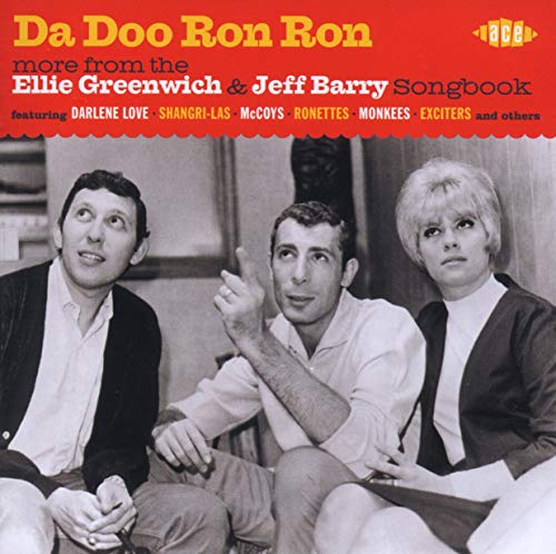 CD cover featuring Ellie Greenwich and Jeff Barry with a man, titled Da Doo Ron Ron.