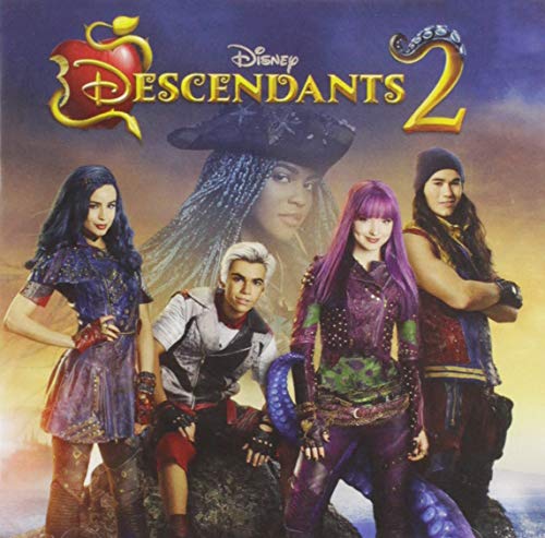Descendants 2 CD cover featuring young actors in colorful outfits.