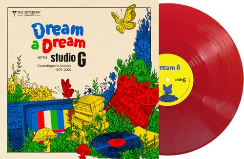 Dream A Dream With Studio G" vinyl record with colorful illustrated cover.