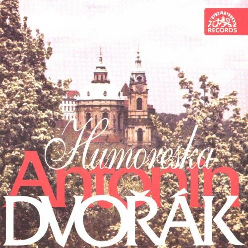 CD cover featuring a church spire surrounded by trees and text “Humoreska Dvorak”.