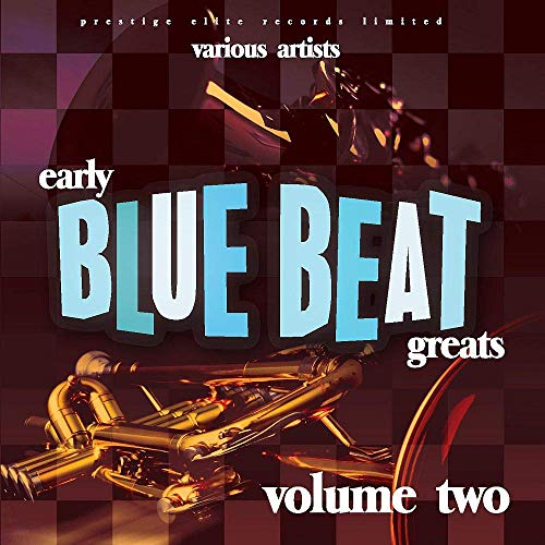 CD cover for “Early Blue Beat Greats. Vol. 2” with brass instruments.
