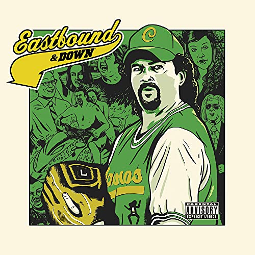 CD cover for "Eastbound & Down" soundtrack featuring a baseball player.