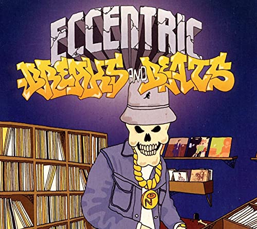 CD cover: skeleton DJ with records, gold chain, and a hat.