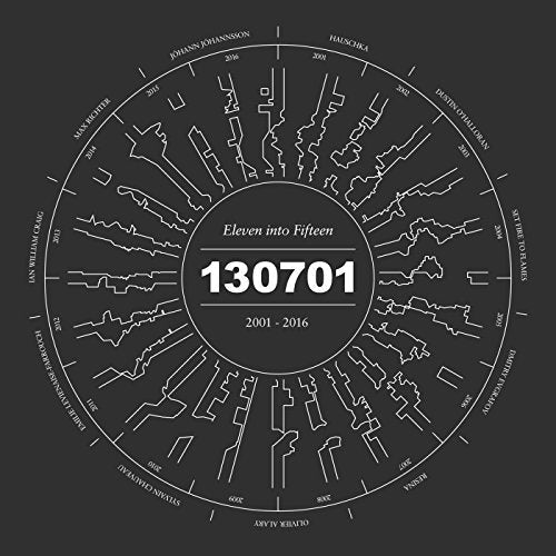 Black album cover with white waveform design and “130701” text.