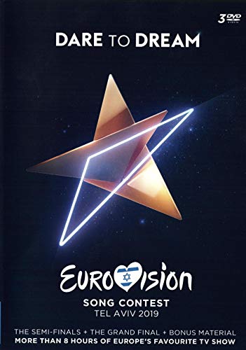 Eurovision Song Contest 2019 DVD cover featuring a bright star graphic.
