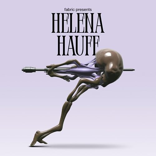 Album cover with text Helena Hauff and a surreal brown creature impaled on a rod.