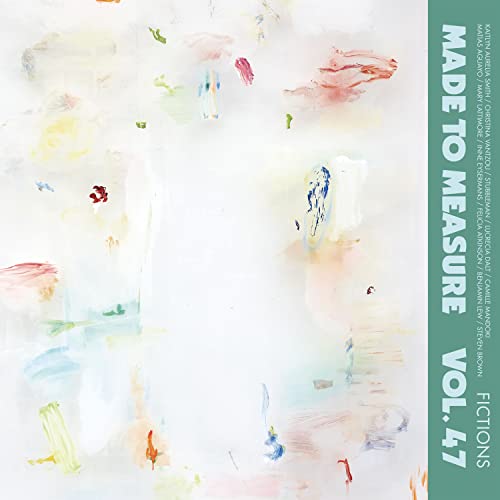 CD cover with abstract watercolor paint splashes and bold text: "Fictions Vol. 47".