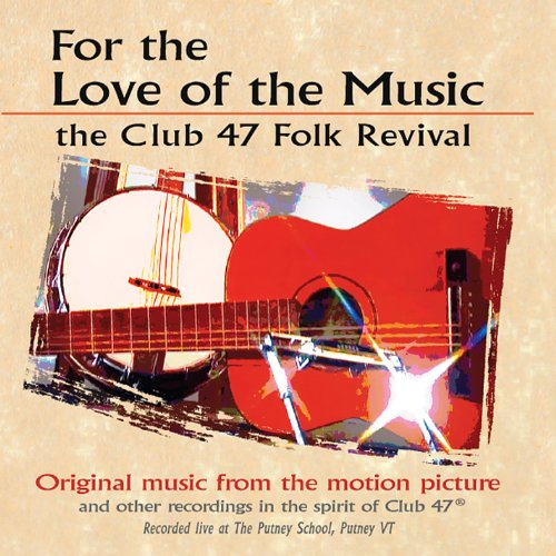 CD cover: banjo and guitar with red paint splatters, text details.