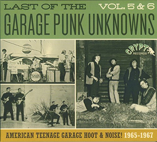 CD cover featuring four black and white photos of 1960s bands.