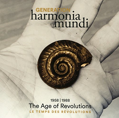 CD cover: hand holding a fossil shell, text “Generation Harmonia Mundi”.