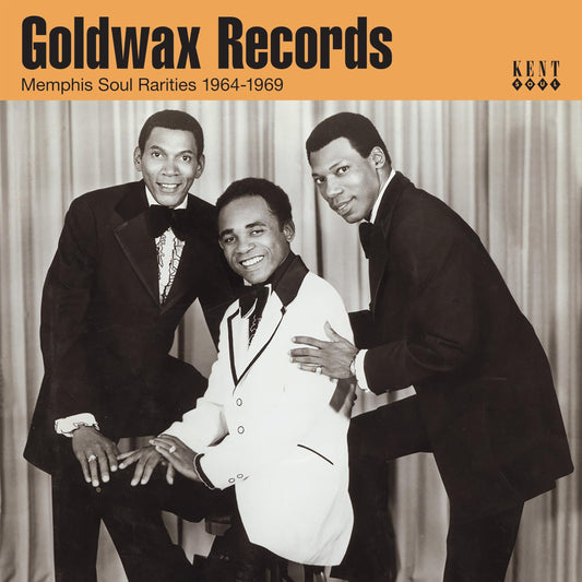 Album cover featuring three men in suits posing against a curtain backdrop.