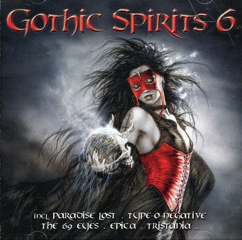 CD cover: dark fantasy art of a woman and a skull in shadows.