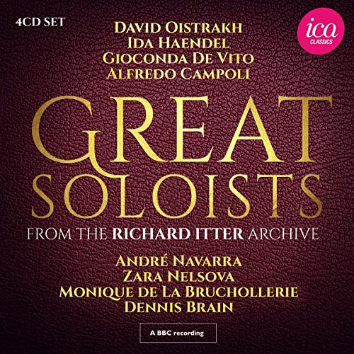 4CD set: “Great Soloists From The Richard Itter Archive” classical music.