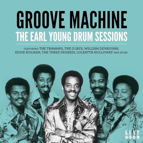 CD cover for "Groove Machine" featuring a group portrait of musicians.