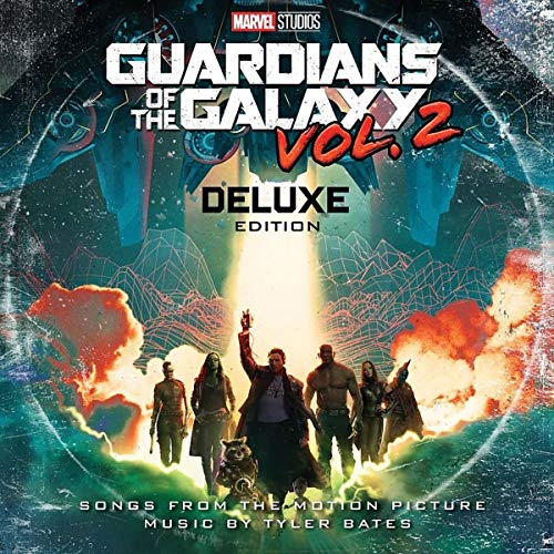 Guardians of the Galaxy Vol. 2 soundtrack vinyl record cover art.