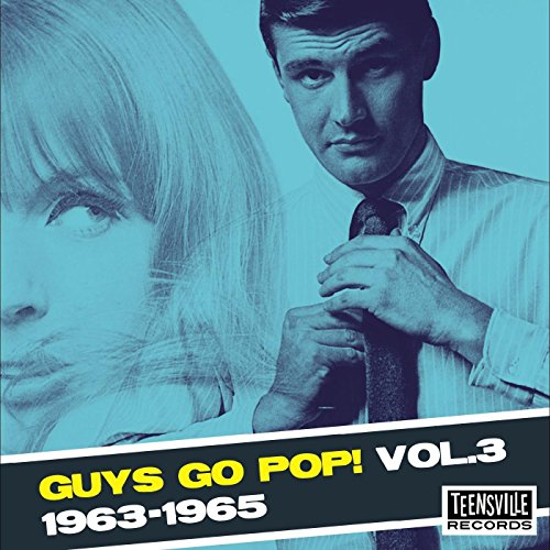 CD cover: man and woman in blue, text “Guys Go Pop! Vol. 3”.
