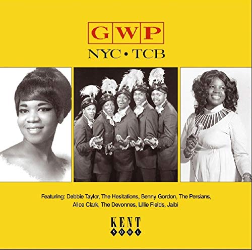 CD cover for "GWP NYC TCB" featuring portraits of soul musicians.