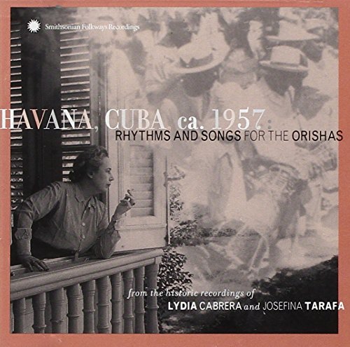CD cover: vintage photo of Havana, Cuba, ca. 1957, with people.