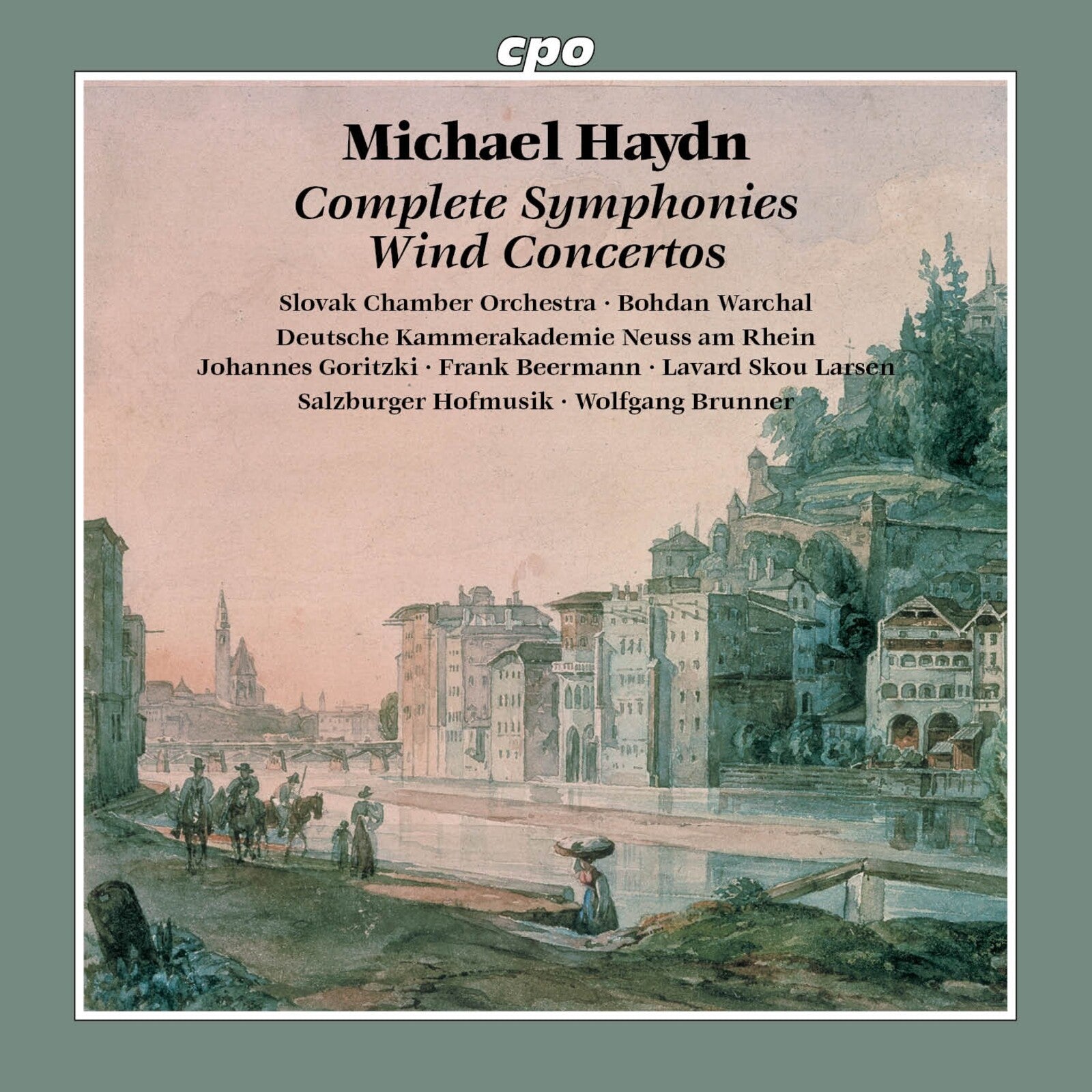 CD cover for Haydn’s Complete Symphonies with a landscape painting.