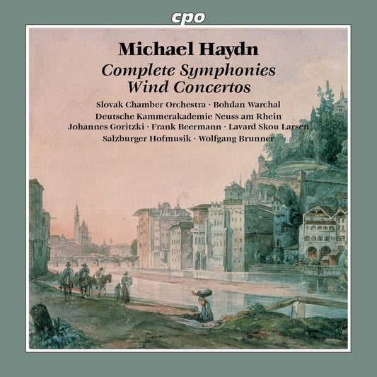 CD cover for Haydn’s Complete Symphonies with a landscape painting.