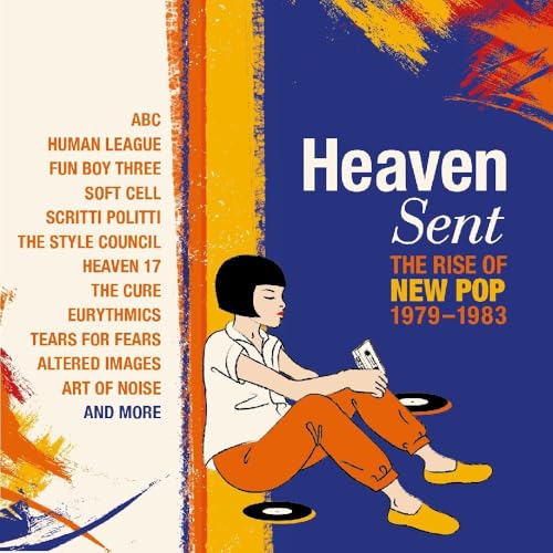 CD cover for “Heaven Sent - The Rise of New Pop 1979-1983” compilation.