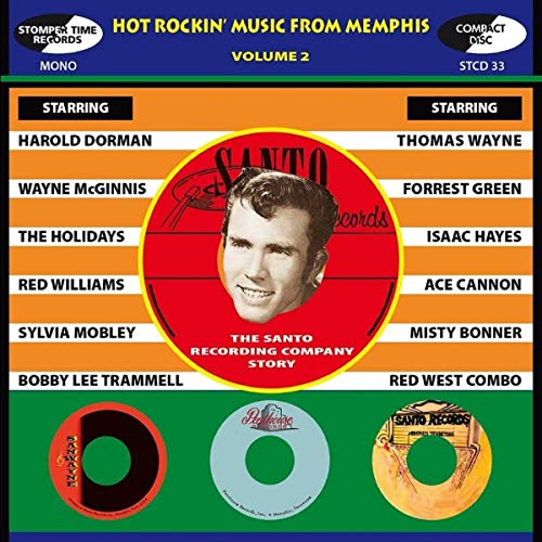 CD cover for “Hot Rockin’ Music From Memphis - Vol 2” featuring Santo & Johnny.