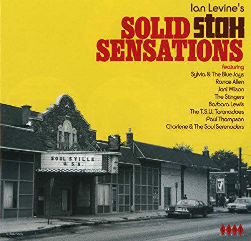 CD cover for "Solid Stax Sensations" featuring a vintage theater image.
