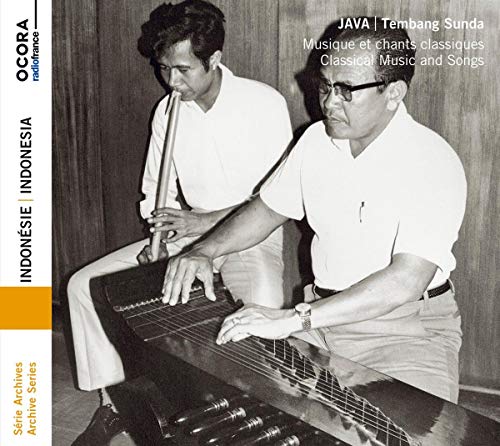 CD cover featuring two men with traditional Javanese musical instruments.