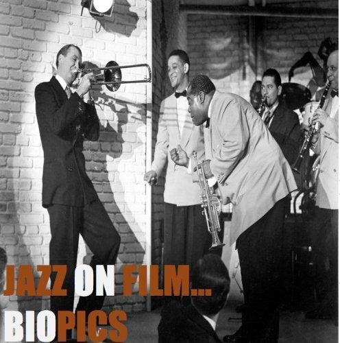 Black and white photo of jazz musicians with album title overlay.
