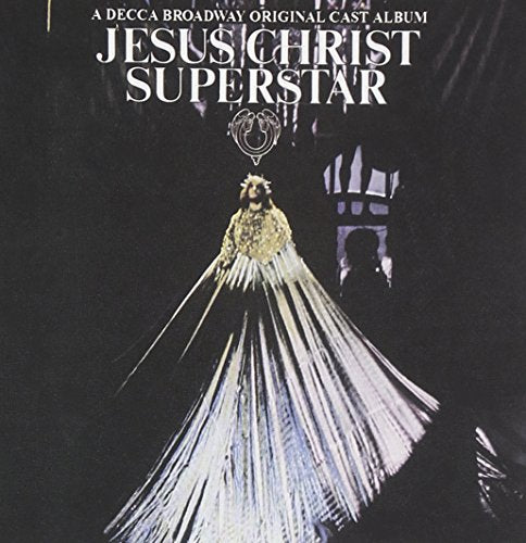 CD cover for "Jesus Christ Superstar" featuring a draped figure.