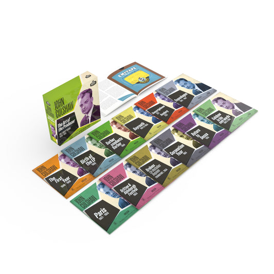 Box set of John Culshaw CDs with multiple colorful album covers and a booklet.