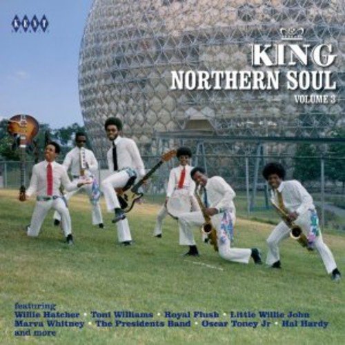 CD cover for “King Northern Soul Volume 3” featuring a band photo.