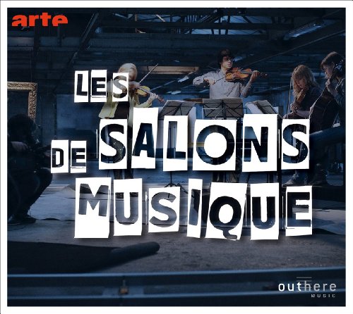 CD cover for “Les Salons De Musique” featuring musicians playing instruments.