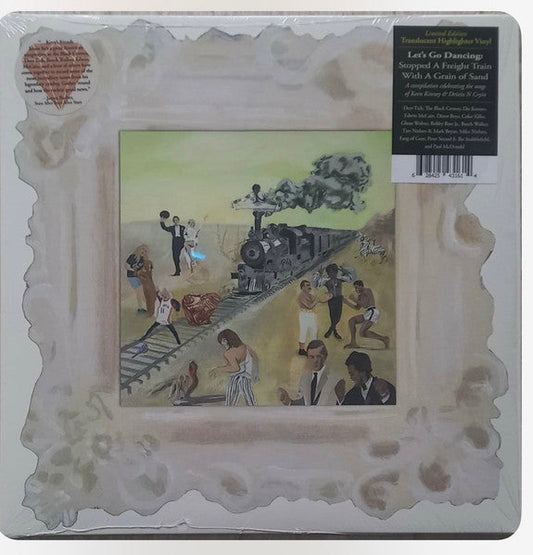 Vinyl record cover depicting a vintage train scene with figures.