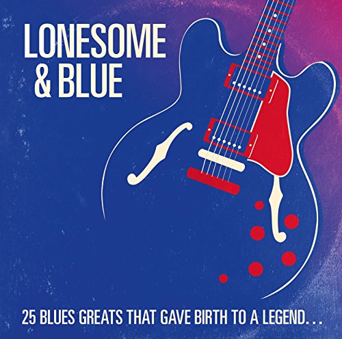 CD cover: blue background with white text and a red guitar illustration.
