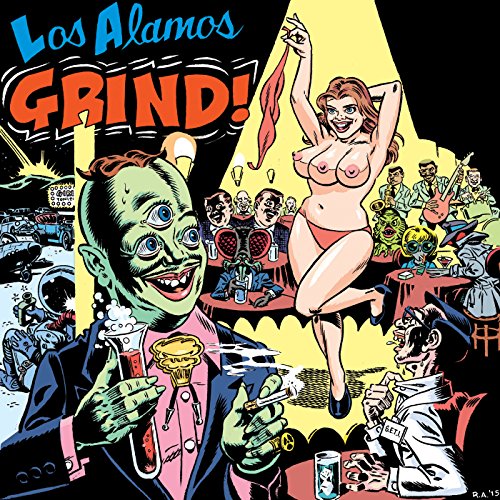 CD cover: Retro comic illustration of monsters in a nightclub scene.