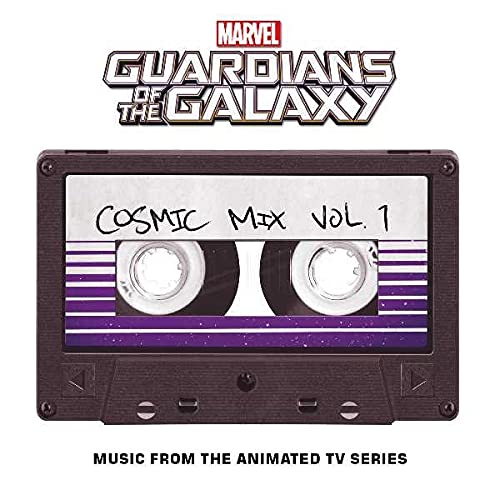 Guardians of the Galaxy "Cosmic Mix Vol. 1" cassette tape image.
