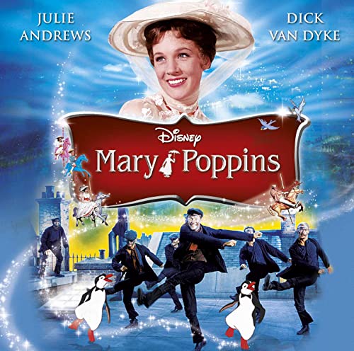 “Mary Poppins” CD cover featuring Julie Andrews and Dick Van Dyke.