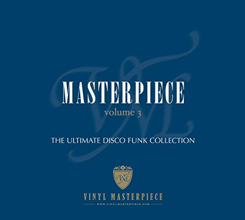 "Blue album cover with 'Masterpiece Volume 3' text and gold logo."