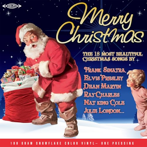 Album cover: Santa Claus with a child, “Merry Christmas” text, and artist names.