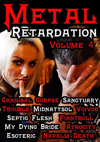DVD cover showing a woman and a man with a list of metal bands.