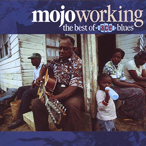 CD cover featuring a man playing guitar with others sitting outside a house.